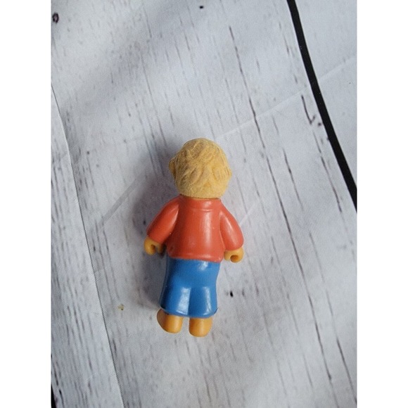 Berenstain Berenstein Bears Brother Bear Flocked Head Vintage Figure 1988 - Picture 3 of 6